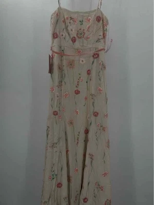 Pre-Owned BHLDN Ivory Size 10 Long Evening Gown - Image 1 of 3