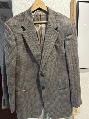 Armani Collezioni Men’s Vintage Wool Cashmere Sport Coat Jacket Blazer 42R Italy - Image 1 of 4