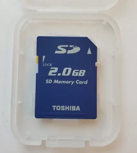 Toshiba 2GB SD Memory Card Secure Digital for Camera - Picture 1 of 2