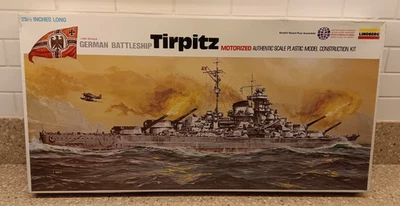 Lindberg Tirpitz 1979 acorazado modelo motorizado - caja sellada sin abrir Foto 1 de 3
