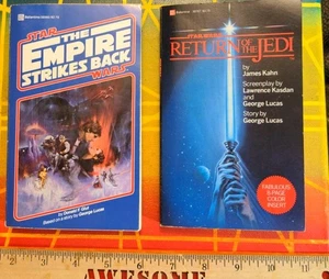 Guerra de las Galaxias El Imperio Contraataca Donald F. Glut (1980) + ROTJ Vintage PBs 1st E - Imagen 1 de 13