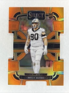 2023 Panini Select Concourse Orange Prizm Die-Cut ROOKIE/499 Bryan Breese Saints - Picture 1 of 3