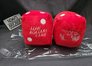 Superior Defense x Low Rollers Club rosso fuzzy peluche dadi FOG LRC SUPDEF WRMFZY - Foto 1 di 3