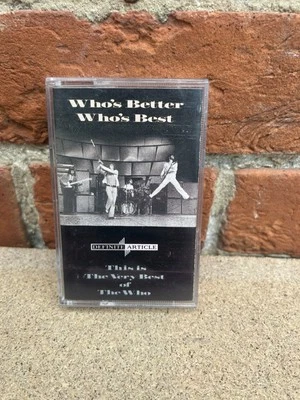 THE WHO - CHROME CASSETTE TAPE - WHO'S BETTER, WHO'S BEST - Image 1 of 4