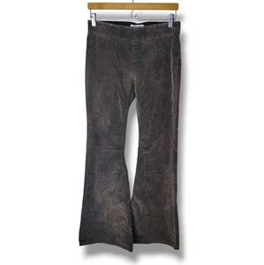 Free People Penny Pull-On Corduroy Flare Pants 29 Short Brown Stretch - Picture 1 of 11