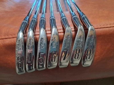 Irons,  Wilson X31 Custom Forged, Original Reg. shaft, 3-9 set - Image 1 of 4