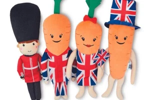 Kevin the Carrot🥕 toy is back to celebrate the Queen’s Jubile 🇬🇧 Brand New ✅ - Picture 1 of 9