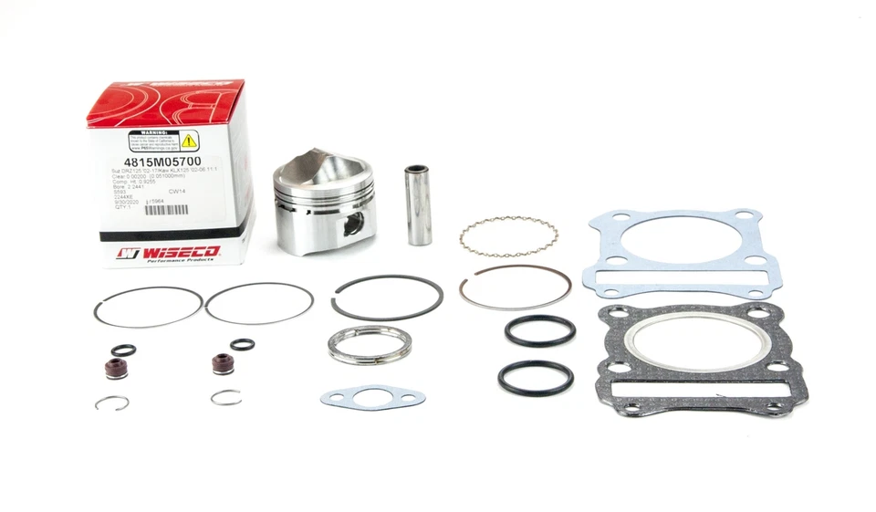 Juego de pistones y juntas Kawasaki KLX125, 2002-2006, Wiseco Std - KLX 125, 125 L Foto 1 de 1