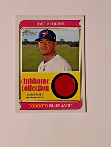 2023 Topps Heritage High Number Clubhouse Collection #CCR-JB, Jose Berrios - Picture 1 of 2