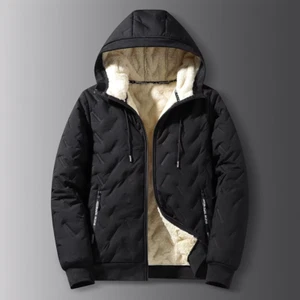 Cappotto uomo invernale cotone spesso fodera pile supporto colletto parka giacca uomo Oute - Foto 1 di 14