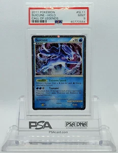 2011 POKEMON CALL OF LEGENDS SUICUNE #SL11 ULTRA RARE PSA 9 MINT #40770564 - Picture 1 of 3