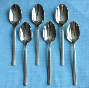 New Zwilling J.A. Henckels OPUS Glossy 6pc Soup Spoons 18/10 Stainless (7 1/4") - Picture 1 of 3