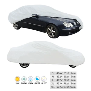 Telo Premium Copri Auto Impermeabile Resistente Elastico Universale M - Picture 1 of 2