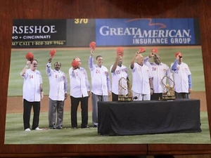 Cincinnati Reds Unite Great 8 Joe Morgan, Rose, Bench,Perez Aug,30 2013 Poster - Picture 1 of 3