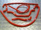 FOR Ford Escort MK4 Zetec Silvertop Roose Ancillary Hoses RED