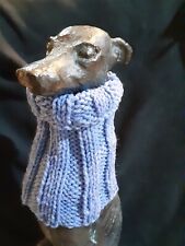 Denim Blue Italian Greyhound Dog Snood 2 wear w/ dog coat *100% Donation