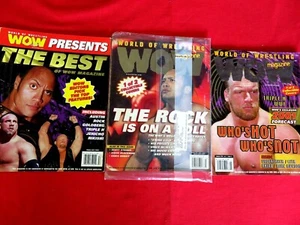 2001 WOW / WORLD WRESTLING MAGAZINE / THE BEST, ROCK ( ORIGINAL SEALED) TRIPLE H - Picture 1 of 12