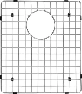 Kraus 15-1/2" x 12-1/2" Bottom Sink Grid Protector Rear Drain Corner Radius - Picture 1 of 2