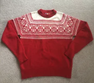 Vintage The Ivy League Damen Pullover Gr. Large Winter Skipullover Acryl - Bild 1 von 6