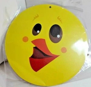 Duck Round Wood Sign 5.9" - Picture 1 of 6