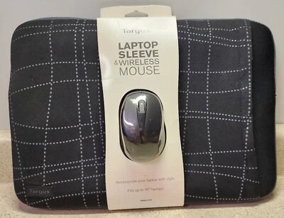 NUEVO TARGUS PORTÁTIL FUNDA SUAVE Y MOUSE INALÁMBRICO COMBO SE ADAPTA Foto 1 de 4