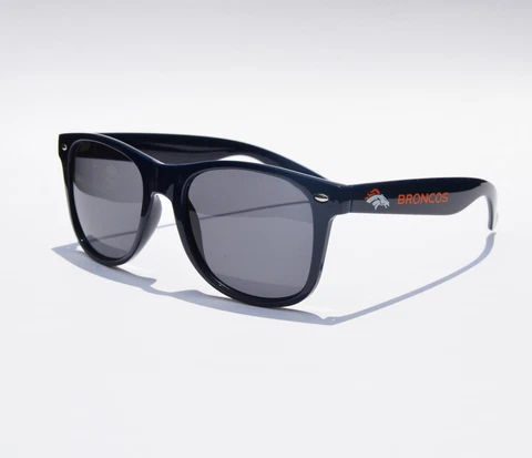 Denver Broncos Retro Sunglasses UVA 400 Lens NFL Football Beachfarer Style Cover
