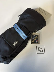 REI Co-op Winter Gauntlet GTX Mittens - Adult L - Gore-Tex - Black - New W/ Tags - Picture 1 of 6
