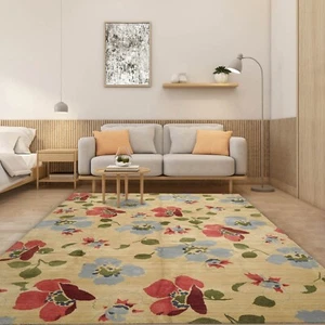 Hand Knotted 100% Wool Transitional Tibetan Area Rug Pistachio 7'11" x 10'3" - Picture 1 of 8