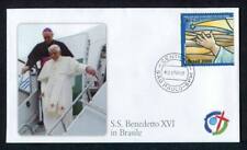 23814) Vatican 2007 FDC Pape Benoît XVI en Brésil 9 5.2007