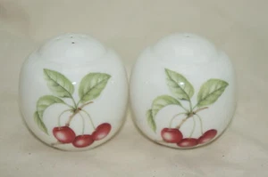 Royal Doulton Country Lane Salt & Pepper Shaker Set w/Original Stoppers, 2 1/4" - Picture 1 of 5