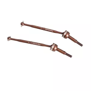 Albero di trasmissione CVD anteriore in acciaio KYX nuovo aggiornamento per Tamiya 1/10 Hotshot II 2024 4WD - Foto 1 di 3