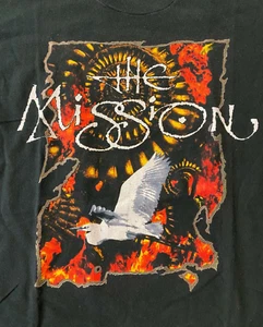 Camiseta The Mission Band negra algodón unisex todas las tallas DA207 - Imagen 1 de 5