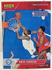 Amir Johnson 2017-18 Panini Instant NBA Playoffs #82  SP /139 PHILADELPHIA 76ers