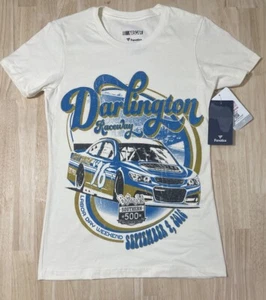 SMALL Women's DARLINGTON RACEWAY Nascar Bojangles Southern 500 RETRO T-Shirt NWT - Picture 1 of 6