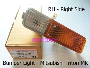 RH Front Indicator Bumper Light Lamp FIT Mitsubishi Triton MK L200 Pickup 96-06 - Picture 1 of 3