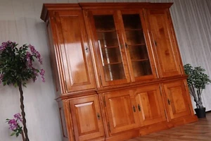 Nr.1831  Scholtissek- Vitrine Kirsche Vollmassiv - Bild 1 von 20