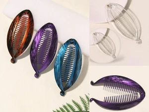 14cm clip Barley Twist Banana Hair Clip Comb Clamp Grip Slide hair do style - Picture 1 of 16