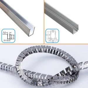 3.3ft for 6x12mm LED Strip Lights LED Fixture Channel Mounting Holder Clips - Picture 1 of 21