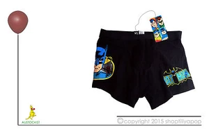 DC COMICS Batman Briefs Boxer Trunks Underwear BNWT Boys XL 10-12 Y/OL Free Post - Picture 1 of 2