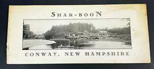 Conway NH New Hampshire Shar-BooN Boys Camp Broschüre Fotobeluch Geschichte 1939 - Bild 1 von 14