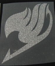 IRON ON TRANSFER glitter silver fairy tail 2.5 inches width cool item L@@K