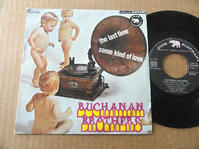 DISQUE  45T DE THE BUCHANAN BROTHERS AVEC LANGUETTE  " THE LAST TIME "  - Photo 1/2