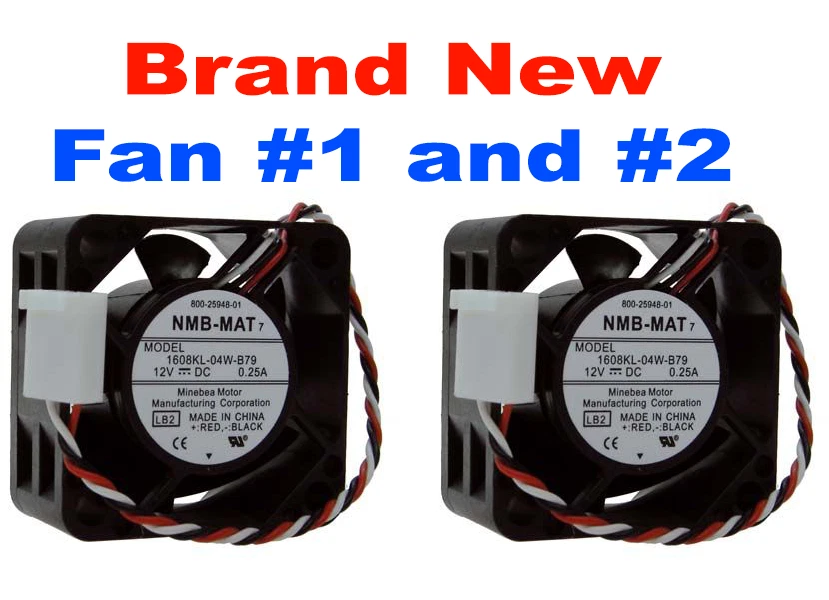 ( 2 PCS ) Genuine Cisco 2811 Router Fan1 & Fan2 Part# ACS-2811-FAN-1/2= - Image 1 of 1