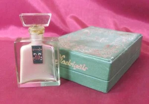 1970s VINTAGE USSR CRYSTAL GLASS PERFUME BOTTLE FLASK ORIGINAL BOX - Picture 1 of 9