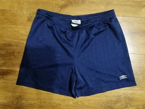 Vintage Umbro Shorts Football All Over Print Blue M - Picture 1 of 7