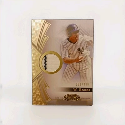 Wade Boggs 281/400 Tier One Relic 2023 Topps Tier One NY Yankees Foto 1 de 4