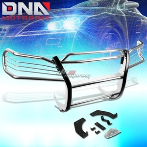 FOR 98-05 MERCEDES M-CLASS W163 CHROME STAINLESS STEEL FRONT GRILL GUARD FRAME - Picture 1 of 5