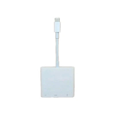 Used Apple MUF82AM/A USB-C Digital AV Multiport Adapter–Versatile 3-in-1 Genuine - Image 1 of 4