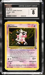 Pokémon Jungle MR. MIME/PANTIMOS Holo Deutsch CGC 8 (4185) Graded Power - Bild 1 von 2