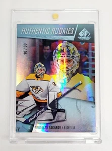 MINT #/30 RC BLUE FOIL 2023 SP Game Used Authentic Yaroslav Askarov PREDATORS - Picture 1 of 2